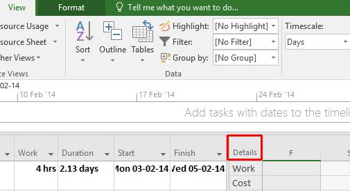 Microsoft Project 2016 Foundation - Page 91 This gives you