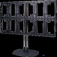FEATURES Base plate can be bolted to floor Includes one dual-display adapter (PSD-DPB) Requires CTM Series mount (not