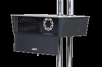 Accessories For Carts & Stands PSD-EXT Extension collars Chrome poles cannot be extended beyond 84 inch height Extension collars fit over dual pole adapters to extend the length of the pole PSD-SHB