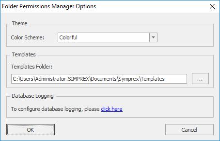 When the delegate have been configured as desired, click the OK button. Otherwise, click the Cancel button to close the dialog.