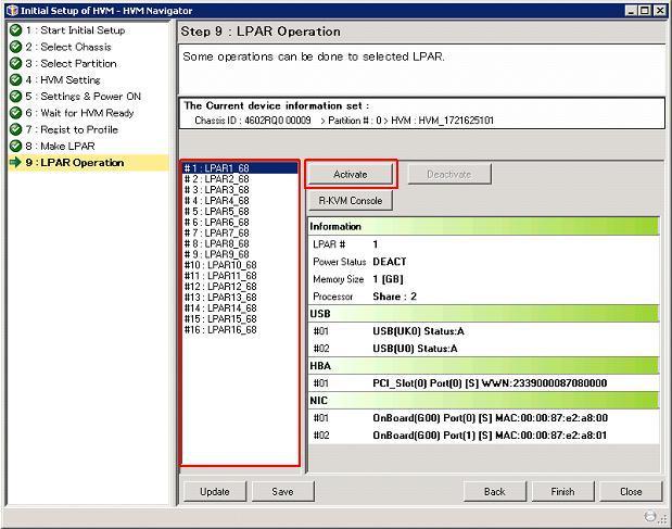 Activating LPAR UEFI boots when an LPAR boots. A remote console displaying the screen for UEFI starts without inputting User ID and Password when R-KVM Console button is clicked under this condition.