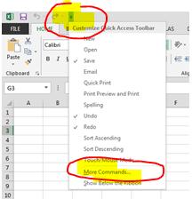 Enter or Add Data To add to a data list, click in the first empty cell below the header row. In the example above, that would be cell A3.