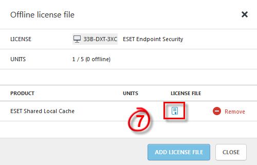Open ESET Remote Administrator, log in, and navigate to Admin > License Management. 10. Click Add Licenses and expand License File. 11.