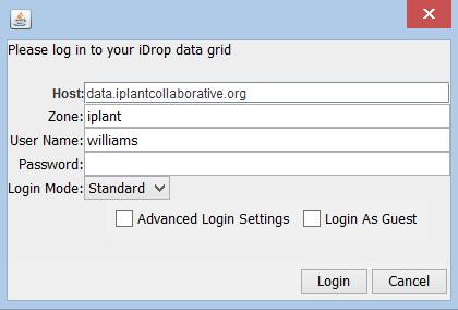 5.2.1 Download idrop and Transfer RNA-Seq Data (Cont d) 2. Double Click on the downloaded file to start idrop. (It may take several seconds to initialize) 3.