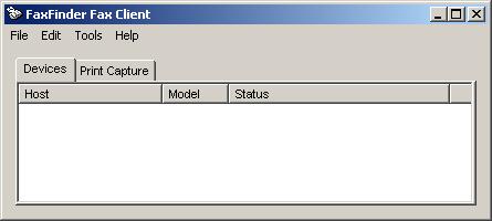 Chapter 4: Client Software Installation 3. Add or Auto Discover Devices the FaxFinder.