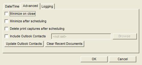 Minimize After Scheduling Check Minimize after scheduling if you want the Send Fax window to minimize automatically when you schedule a fax.