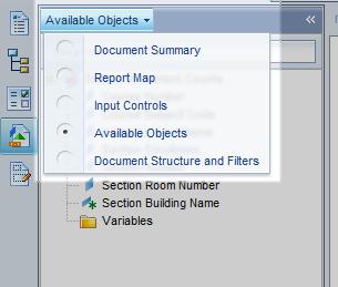 Objects, and Document structure and filters.