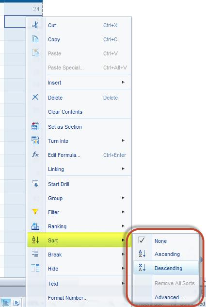 Displaying the Object in Report Table 1. Open the Available Objects menu. 2. Drag the new object into the table. 3.