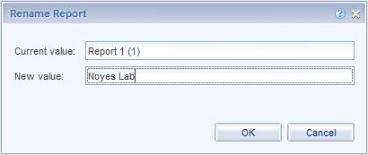 Add a new blank report, and then build the report by adding a template or dragging objects into the blank report. Duplicating a Report 1. Right-click on the Report tab 2.