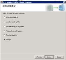 4.1 Migration Tool Configuration using the GUI