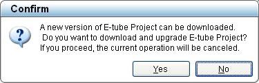 ABOUT THE E-TUBE PROJECT OPERATION SCREENS Help Manual help This displays the E-TUBE PROJECT manual (this document).