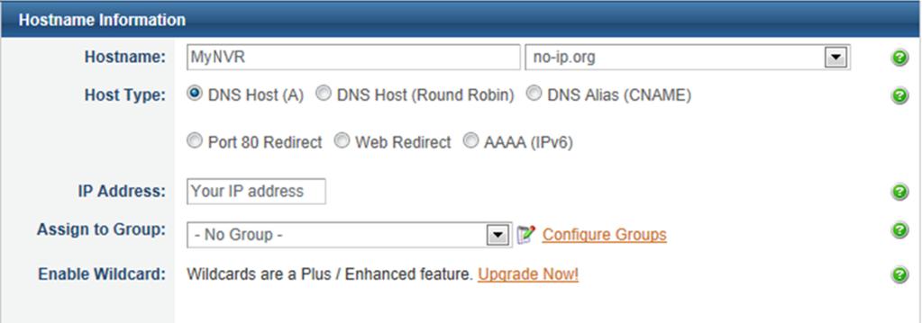 Note: For more detailed guide of No-ip service, please visit http://support.no-ip.com/ Step5: Enable DDNS on the NVR Enter into Main Menu Setup Network Other Settings.