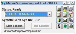 A member of the Marine Software Support Desk may ask you for this number to ensure you have the latest version.