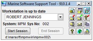 Once confirmed Yes, the support tool will then access the Marine Software website and automatically download and install the very latest version of the system.