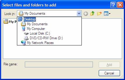 right of the Look in: and find where you stored the files you want