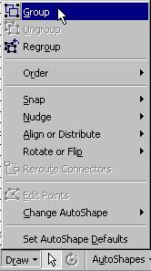 Figure 4-19 Select more than one object by holding down the <Shift> key as you click each object or by using the pointer to draw a box around the objects you want to select.
