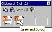 Chapter Two: Editing a Presentation 79 3. Select Slide 1 by clicking its icon in the Outline pane, then copy the selected slide by clicking the Copy button on the Standard toolbar.