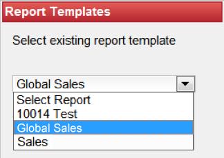 6. The report template you created now appears in the
