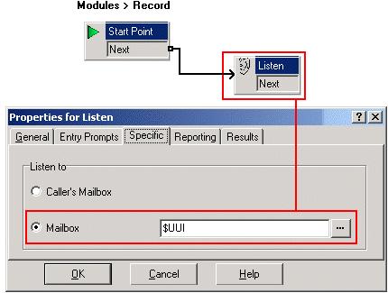 10.2.5.2 Customizing Auto Recording Auto-recording is performed by the voicemail server as a default task. However, a module named AutoRecord can be used to customize the operation of auto-recording.
