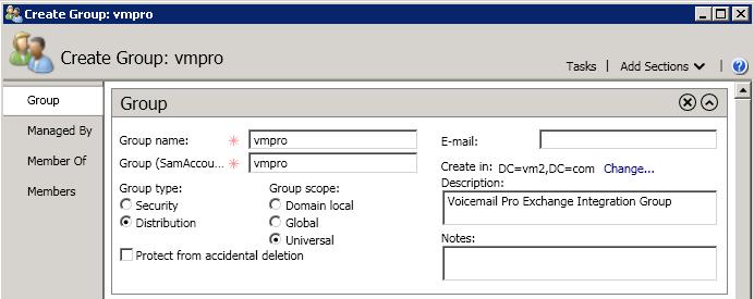 1, the voicemail server can use Exchange Web Service (EWS) to connect to the Exchange server.