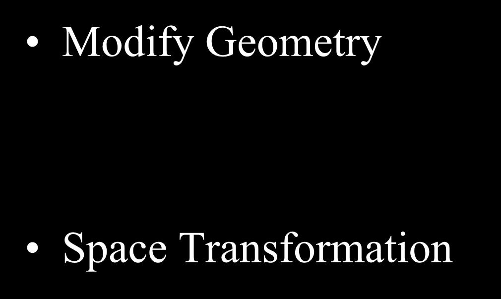 Deformation Modify Geometry