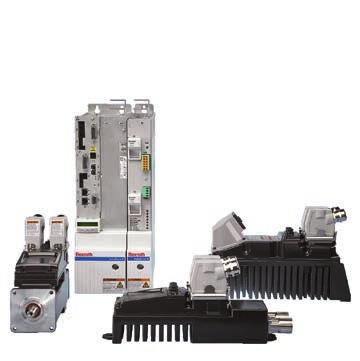 14 KSM motor-integrated servo drive and KMS near-motor servo drive The compact power and control electronics of the KSM motor-integrated servo drive uses the casing surface of an MSK servo motor as
