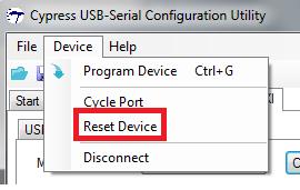 USB-Serial Configuration 6.