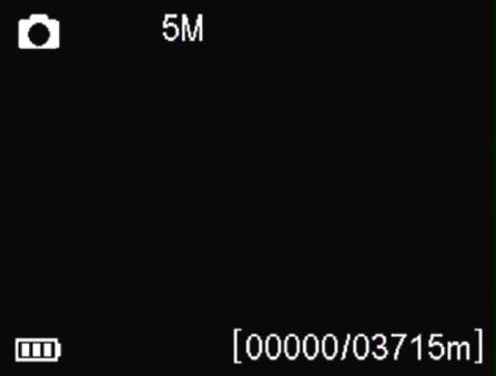 Camera/Video icon Understanding main screen info: Mega Pixels chosen Figure 4