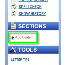 Browse Letter Types This method shows descriptions of different letter types and allows