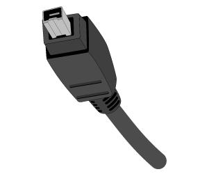 If the appropriate icon does not appear, first try connecting the power supply to the interface module and an electrical outlet; your FireWire port may not be able to supply the necessary power.