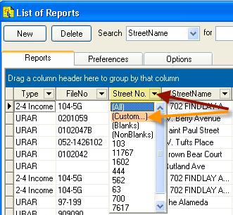 In ClickFORMS, Click on Lists>Show Reports List. 2.