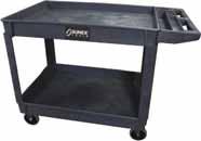 TOOL CARTS 500 Lbs 4- Service Carts with Locking Top 5" casters Locking top and drawers Gas shocks on