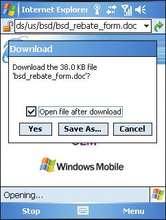 Windows Mobile 6.0, the e-mail isn t converted to basic text, thus improving the experience of the other e-mail recipients who are also using Outlook.