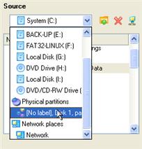 Hard Disk Manager 2008 Professional 30 User Manual Object(s) of operation. Choose files/directories you want to copy and place them to Clipboard by pressing the Add button.