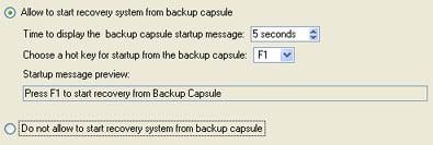 Hard Disk Manager 2008 Professional 39 User Manual The backup capsule can be created as a primary partition or as a logical drive within an extended partition.