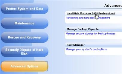 Hard Disk Manager 2008 Professional 56 User Manual 2.