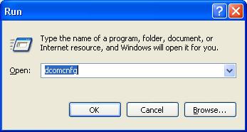 The DCOM Configuration utility may look slightly different and setting options may differ, depending on the version of the Windows OS.