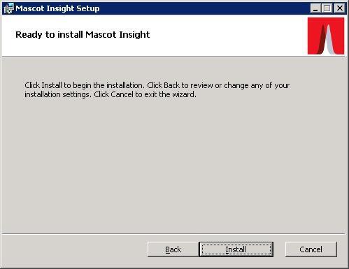 The next step is you last chance to cancel the installation!