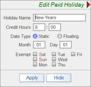 Continued from Previous Page Create Time Cards 3. Employee Breaks If employee breaks are PAID and the employee is required to clock out and clock in during those breaks, select the PAID BREAKS option.