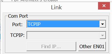 7 Troubleshooting 1 2 Error state Can t access the ENBD serial number in selection bar in PLC Programming software AP-PCLINK. You can find ENBD module, but can not connect Troubleshooting 1.