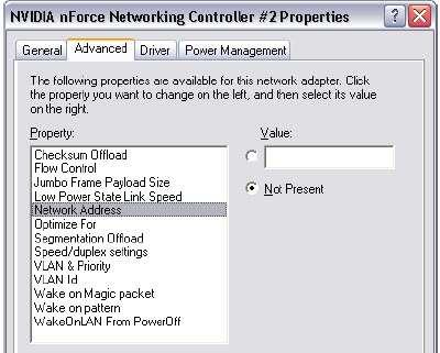 7. In the Property list, click Low Power State Link Speed. Then select Disable in the Value list. 8.