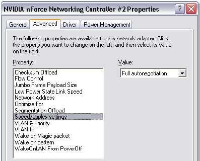 Nexio NLE Gateway Chapter 2 Configuring the NLE Gateway Hardware 9. In the Property list, click Optimize For.
