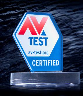 AV-TEST: In 2010 the renowned testing laboratory AV-Test.org, where most PC magazines order their anti-malware tests, started a new certification.