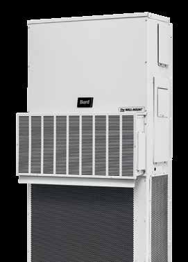 In free-cooling mode, this unit supplies 100% airflow and exhaust without any additional relief openings in the shelter, so your