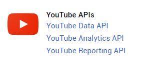 YouTube API Setup Google API Console Step 2.
