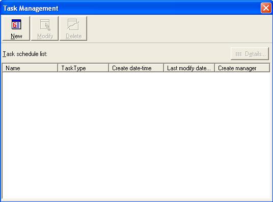 RocketRAID 2320 Driver and Software Installation To setup and schedule tasks highlight the Management menu, and select the Task Management function to open Task Management window.