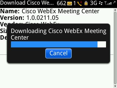 Installing and using Cisco WebEx Meeting