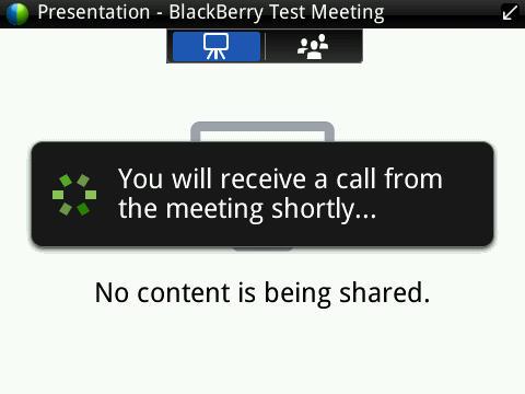 You ll receive a call from the WebEx audio conference if call back is enabled.