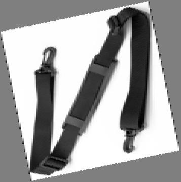 holster, secures to a belt or a shoulder strap.