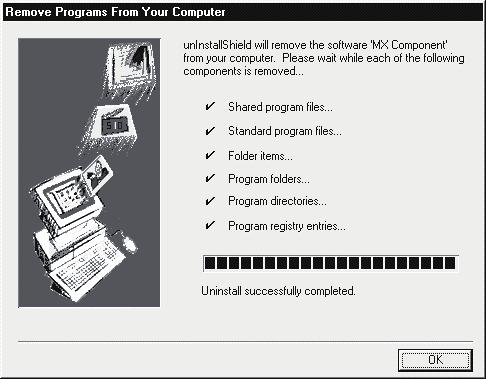 If you click the Yes or Yes To All, the shared file of the Windows R compatible software will be removed and the other software packages may not